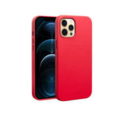 QIALINO Nappa Leather Shockproof Magsafe Case, For iPhone 12 mini, For iPhone 12 Pro Max