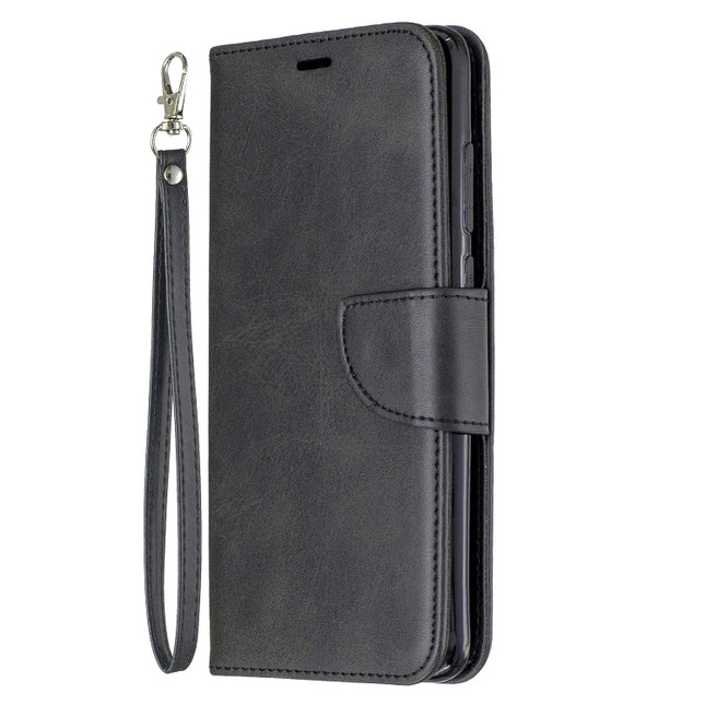 Retro Lambskin Texture Pure Color Horizontal Flip PU Leather Case with Holder & Card Slots & Wallet & Lanyard, For Xiaomi Redmi Note 8Pro