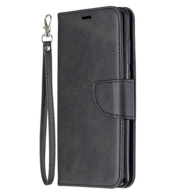 Retro Lambskin Texture Pure Color Horizontal Flip PU Leather Case with Holder & Card Slots & Wallet & Lanyard, For Xiaomi Redmi Note 8Pro