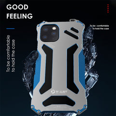 R-JUST Shockproof Dustproof Armor Metal Protective Case, For iPhone 11, For iPhone 11 Pro