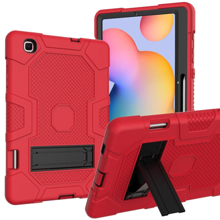 Contrast Color Robot Shockproof Silicone + PC Protective Case with Holder, For Samsung Galaxy Tab S6 Lite P610, For iPad 9.7 (2018 / 2017), For iPad Air 2022 / 2020 10.9 inch