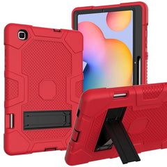 Contrast Color Robot Shockproof Silicone + PC Protective Case with Holder, For Samsung Galaxy Tab S6 Lite P610, For iPad 9.7 (2018 / 2017), For iPad Air 2022 / 2020 10.9 inch, For iPad mini 5 / 4