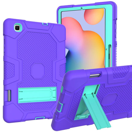 Contrast Color Robot Shockproof Silicone + PC Protective Case with Holder, For Samsung Galaxy Tab S6 Lite P610, For iPad 9.7 (2018 / 2017), For iPad Air 2022 / 2020 10.9 inch
