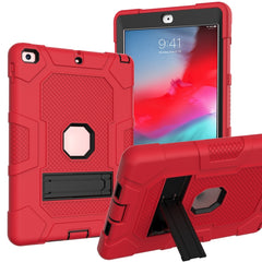 Contrast Color Robot Shockproof Silicone + PC Protective Case with Holder, For Samsung Galaxy Tab S6 Lite P610, For iPad 9.7 (2018 / 2017), For iPad Air 2022 / 2020 10.9 inch, For iPad mini 5 / 4