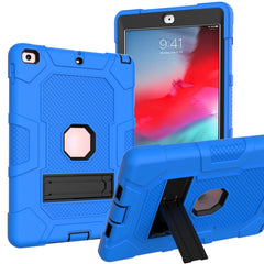 Contrast Color Robot Shockproof Silicone + PC Protective Case with Holder, For Samsung Galaxy Tab S6 Lite P610, For iPad 9.7 (2018 / 2017), For iPad Air 2022 / 2020 10.9 inch, For iPad mini 5 / 4