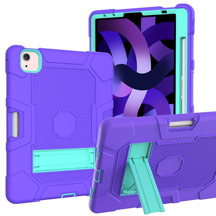Contrast Color Robot Shockproof Silicone + PC Protective Case with Holder, For Samsung Galaxy Tab S6 Lite P610, For iPad 9.7 (2018 / 2017), For iPad Air 2022 / 2020 10.9 inch