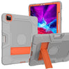 Contrast Color Robot Shockproof Silicone + PC Protective Case with Holder, For iPad Pro 12.9 inch (2020)