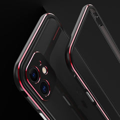 Aurora Series Lens Protector + Metal Frame Protective Case, For iPhone 11, For iPhone 11 Pro, For iPhone 11 Pro Max