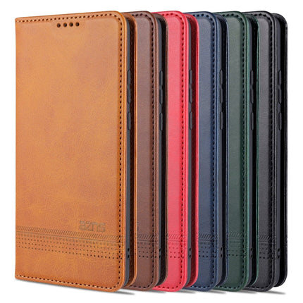 AZNS Magnetic Calf Texture Horizontal Flip Leather Case with Card Slots & Holder & Wallet, For Xiaomi Mi 11