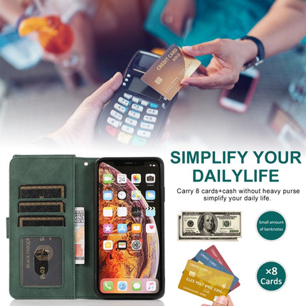 Skin-feel Crazy Horse Texture Zipper Wallet Bag Horizontal Flip Leather Case with Holder & Card Slots & Wallet & Lanyard, For iPhone XS / X, For iPhone XR, For iPhone XS Max, For iPhone 11