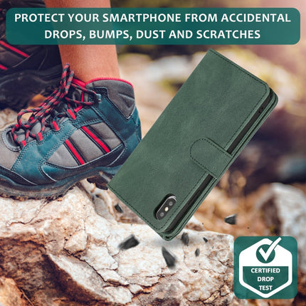 Skin-feel Crazy Horse Texture Zipper Wallet Bag Horizontal Flip Leather Case with Holder & Card Slots & Wallet & Lanyard, For iPhone XS / X, For iPhone XR, For iPhone XS Max, For iPhone 11