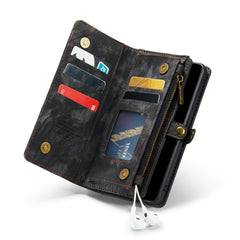 CaseMe Detachable Multifunctional Horizontal Flip Leather Case, with Card Slot & Holder & Zipper Wallet & Photo Frame, For Samsung Galaxy A52 5G / 4G, For Samsung Galaxy A72 5G / 4G