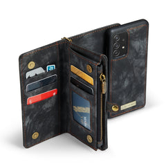 CaseMe Detachable Multifunctional Horizontal Flip Leather Case, with Card Slot & Holder & Zipper Wallet & Photo Frame, For Samsung Galaxy A52 5G / 4G, For Samsung Galaxy A72 5G / 4G
