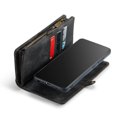 CaseMe Detachable Multifunctional Horizontal Flip Leather Case, with Card Slot & Holder & Zipper Wallet & Photo Frame