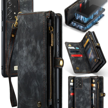 CaseMe Detachable Multifunctional Horizontal Flip Leather Case, with Card Slot & Holder & Zipper Wallet & Photo Frame