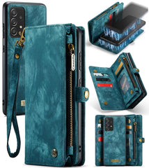 CaseMe Detachable Multifunctional Horizontal Flip Leather Case, with Card Slot & Holder & Zipper Wallet & Photo Frame, For Samsung Galaxy A52 5G / 4G, For Samsung Galaxy A72 5G / 4G