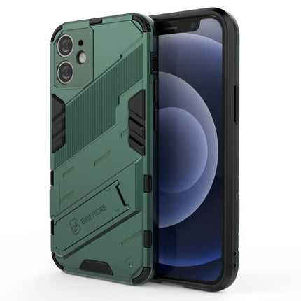 Punk Armor 2 in 1 PC + TPU Shockproof Case with Invisible Holder, For iPhone 12 mini, For iPhone 12, For iPhone 12 Pro