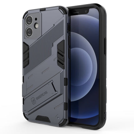 Punk Armor 2 in 1 PC + TPU Shockproof Case with Invisible Holder, For iPhone 12 mini, For iPhone 12, For iPhone 12 Pro