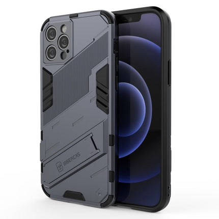 Punk Armor 2 in 1 PC + TPU Shockproof Case with Invisible Holder, For iPhone 12 mini, For iPhone 12, For iPhone 12 Pro