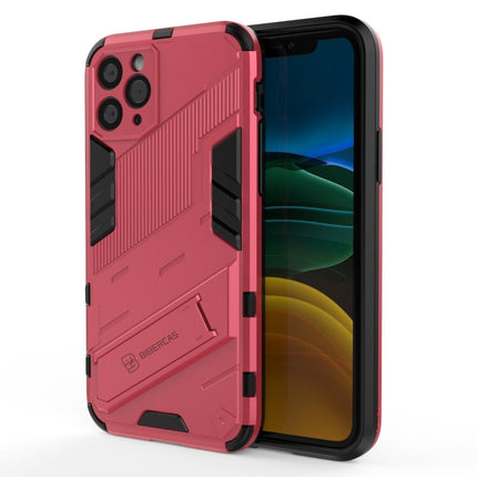 Punk Armor 2 in 1 PC + TPU Shockproof Case with Invisible Holder, For iPhone 12 Pro Max, For iPhone 11 Pro, For iPhone 11