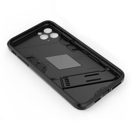 Punk Armor 2 in 1 PC + TPU Shockproof Case with Invisible Holder, For iPhone 11 Pro Max, For iPhone X / XS, For iPhone XR
