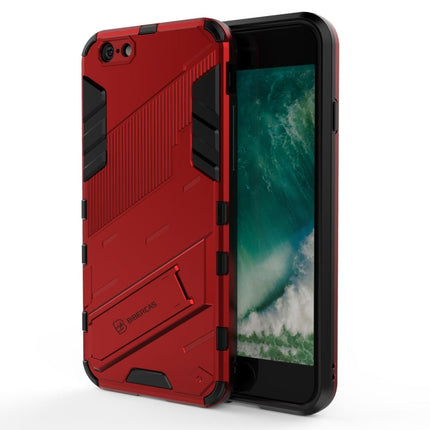 Punk Armor 2 in 1 PC + TPU Shockproof Case with Invisible Holder, For iPhone XS Max, For iPhone 6 & 6s, For iPhone 6 Plus & 6s  Plus