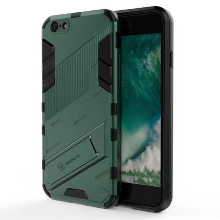Punk Armor 2 in 1 PC + TPU Shockproof Case with Invisible Holder, For iPhone XS Max, For iPhone 6 & 6s, For iPhone 6 Plus & 6s  Plus