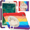 Shockproof Colorful Silicone + PC Protective Case with Holder & Shoulder Strap & Hand Strap, For iPad Mini (2019), For iPad 10.2 (2020), For iPad Air 2022 / 2020 10.9, For iPad 9.7 (2018)