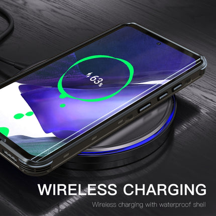 RedPepper Transparent Dot Shockproof Waterproof PC + TPU Protective Case, For Samsung Galaxy S21 Ultra 5G