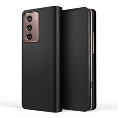 For Samsung Galaxy Z Fold2 5G Detachable Split Horizontal Flip Leather Case with Card Slots & Detachable Back Cover