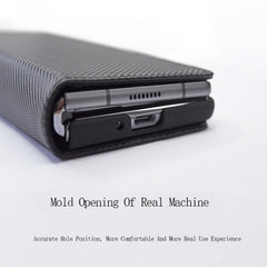 For Samsung Galaxy Z Fold2 5G Detachable Split Horizontal Flip Leather Case with Card Slots & Detachable Back Cover