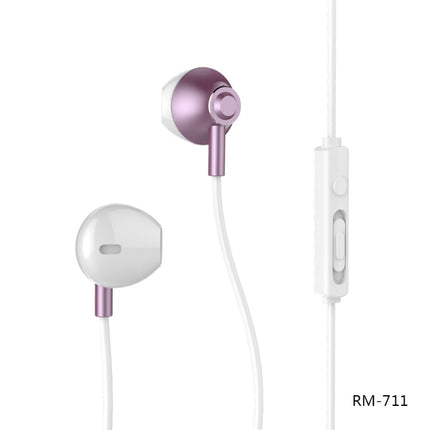 REMAX RM-711 Music Wired Earphone with MIC & Support Hands-free