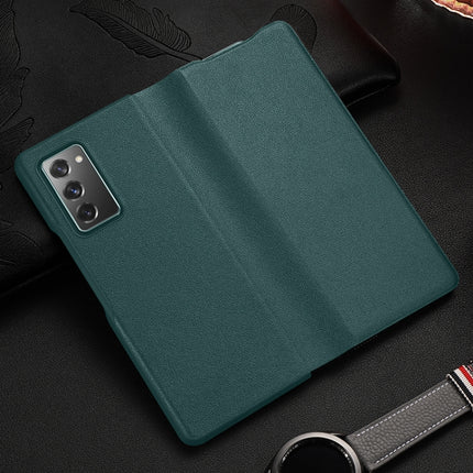 For Samsung Galaxy Z Fold2 5G Exclusive Series Cowhide Texture Horizontal Flip Leather Case