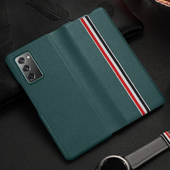 For Samsung Galaxy Z Fold2 5G Exclusive Series Cowhide Texture Horizontal Flip Leather Case