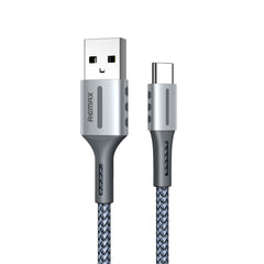 Remax 2.4A Barrett Series Charging Data Cable, Length: 1m, Type-C