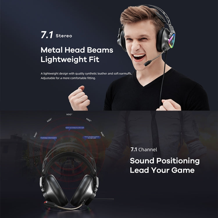 Remax RM-810 Wargod Series Intelligent Noise Reduction Gaming Headphone with Mic