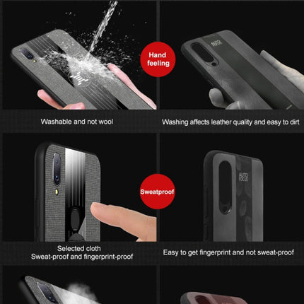 XINLI Stitching Cloth Textue Shockproof TPU Protective Case with Ring Holder, For Vivo V11i / Z3i, For Vivo X9, For Vivo X9 Plus, For Vivo X9s Plus