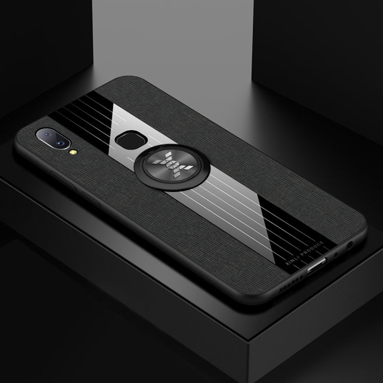 XINLI Stitching Cloth Textue Shockproof TPU Protective Case with Ring Holder, For Vivo V11i / Z3i, For Vivo X9, For Vivo X9 Plus, For Vivo X9s Plus