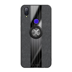 XINLI Stitching Cloth Textue Shockproof TPU Protective Case with Ring Holder, For Vivo V11i / Z3i, For Vivo X9, For Vivo X9 Plus, For Vivo X9s Plus