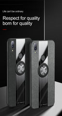 XINLI Stitching Cloth Textue Shockproof TPU Protective Case with Ring Holder, For Vivo V11i / Z3i, For Vivo X9, For Vivo X9 Plus, For Vivo X9s Plus