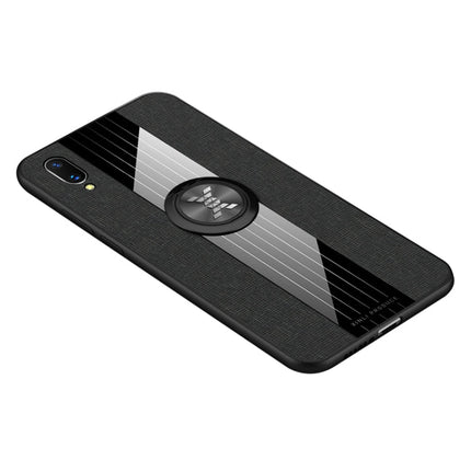 XINLI Stitching Cloth Textue Shockproof TPU Protective Case with Ring Holder, For Vivo X20, For Vivo X21, For Vivo X21i, For Vivo X21UD