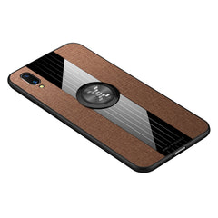 XINLI Stitching Cloth Textue Shockproof TPU Protective Case with Ring Holder, For Vivo X20, For Vivo X21, For Vivo X21i, For Vivo X21UD
