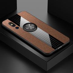 XINLI Stitching Cloth Textue Shockproof TPU Protective Case with Ring Holder, For Vivo X27, For Vivo Y91, For Vivo Y95, For Vivo X23