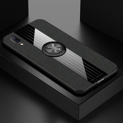 XINLI Stitching Cloth Textue Shockproof TPU Protective Case with Ring Holder, For Vivo X27, For Vivo Y91, For Vivo Y95, For Vivo X23