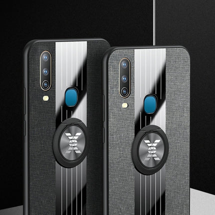 XINLI Stitching Cloth Textue Shockproof TPU Protective Case with Ring Holder, For Vivo Y3 / Y17, For Vivo Y66, For Vivo Y71, For Vivo Y83