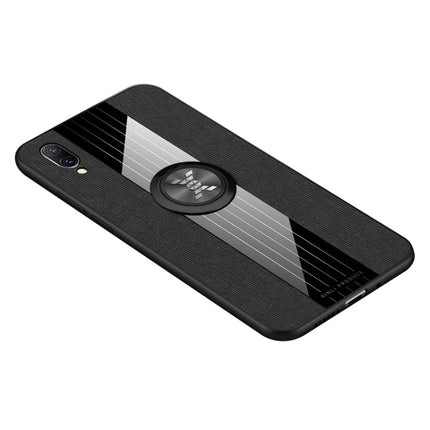 XINLI Stitching Cloth Textue Shockproof TPU Protective Case with Ring Holder, For Vivo X23 Symphony Edition