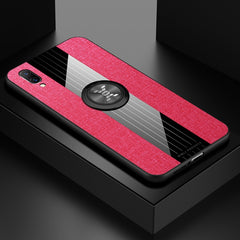 XINLI Stitching Cloth Textue Shockproof TPU Protective Case with Ring Holder, For Vivo X23 Symphony Edition