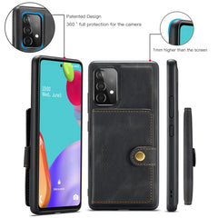 JEEHOOD Retro Magnetic Detachable Protective Case with Wallet & Card Slot & Holder, For Samsung Galaxy A52 5G, For Samsung Galaxy A72 5G, For Samsung Galaxy A12 5G, For Samsung Galaxy A42 5G, For Samsung Galaxy A51 5G