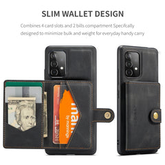 JEEHOOD Retro Magnetic Detachable Protective Case with Wallet & Card Slot & Holder, For Samsung Galaxy A52 5G, For Samsung Galaxy A72 5G, For Samsung Galaxy A12 5G, For Samsung Galaxy A42 5G, For Samsung Galaxy A51 5G