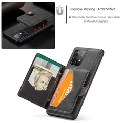 JEEHOOD Retro Magnetic Detachable Protective Case with Wallet & Card Slot & Holder, For Samsung Galaxy A52 5G, For Samsung Galaxy A72 5G, For Samsung Galaxy A12 5G, For Samsung Galaxy A42 5G, For Samsung Galaxy A51 5G
